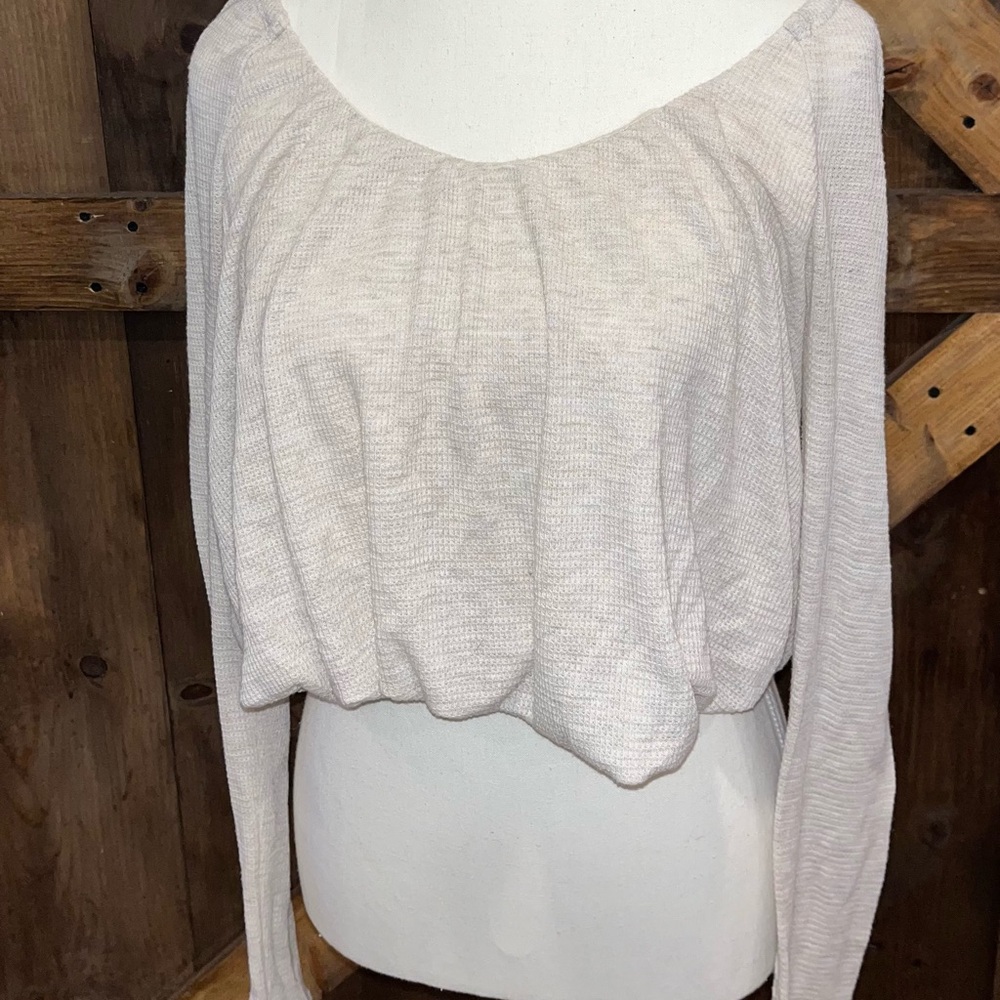 We The Free Cream Scoop Neck Sweater